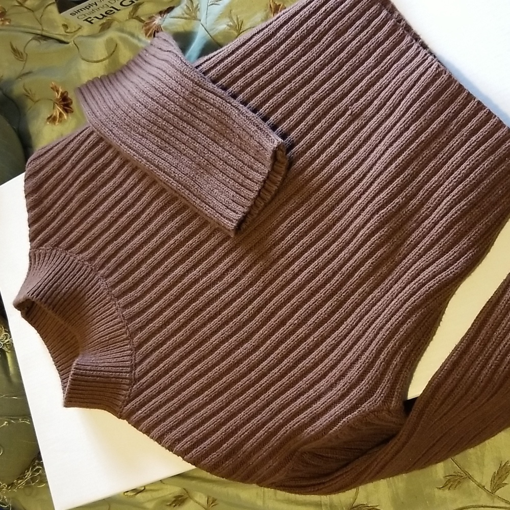 Zara Brown Pullover Sweater Top